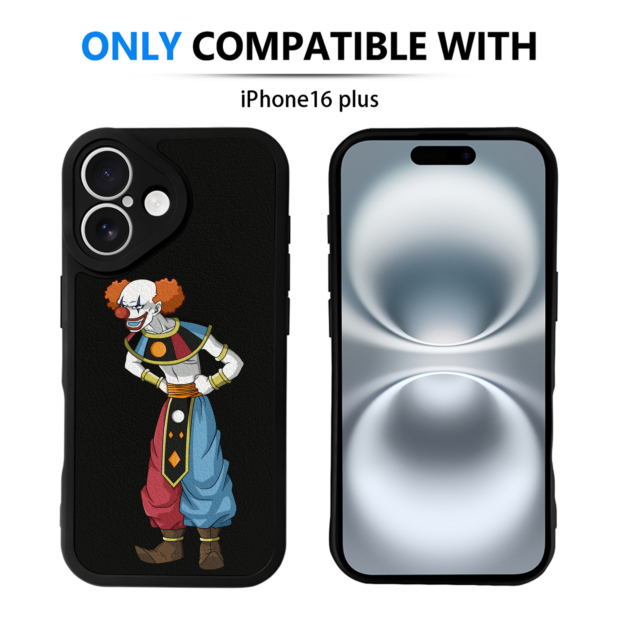 （画像用） ドラゴンボール DRAGON BALL 【iPhone 16シリーズ対応】シリコンスマホケース（レザー調） 材質：シリコン